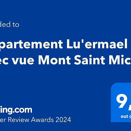 Appartement Lu'Ermael Avec Vue Mont Saint Michel Courtils Buitenkant foto